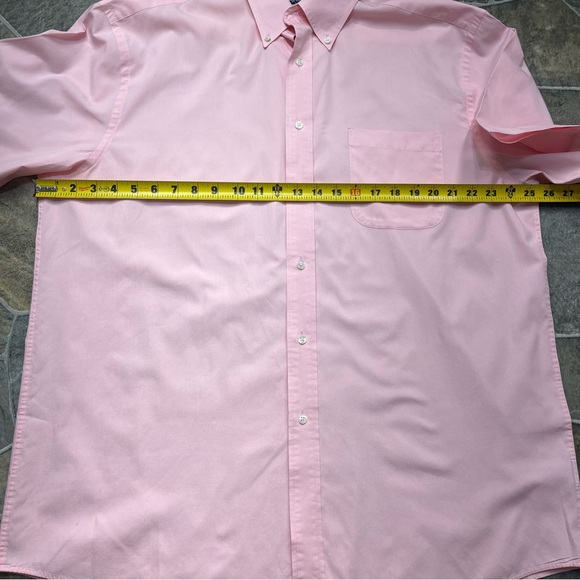 Meeting Street Classic Pinpoint Button Down Short Sleeve Dress Shirt - Picture 8 of 9